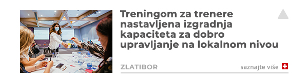 Treningom za trenere nastavljena izgradnja kapaciteta za dobro upravljanje na lokalnom nivou