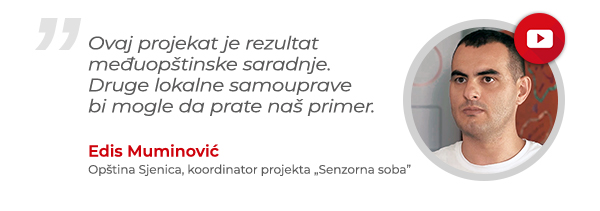 Edis Muminović - Koordinator projekta Senzorna soba Opštine Sjenica