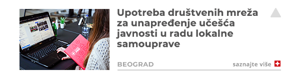 Upotreba društvenih mreža za unapređenje učešća javnosti u radu lokalne samouprave