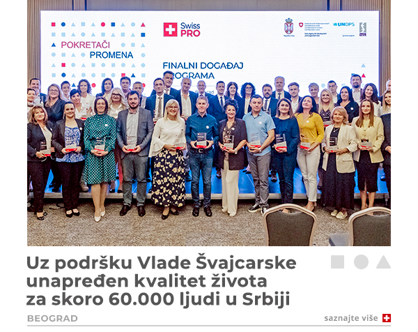 Uz podršku Vlade Švajcarske unapređen kvalitet života za skoro 60.000 ljudi u Srbiji