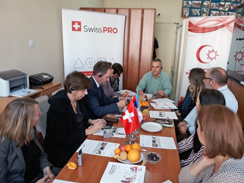 Visoka delegacija Švajcarske posetila korisnika Swiss PRO podrške u Novom Pazaru