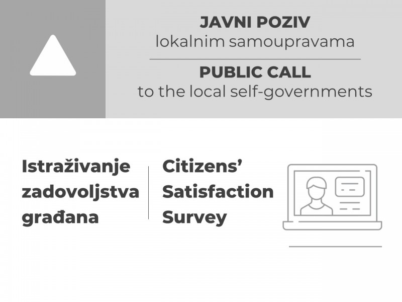 Otvoren javni poziv lokalnim samoupravama za učešće u istraživanju zadovoljstva građana