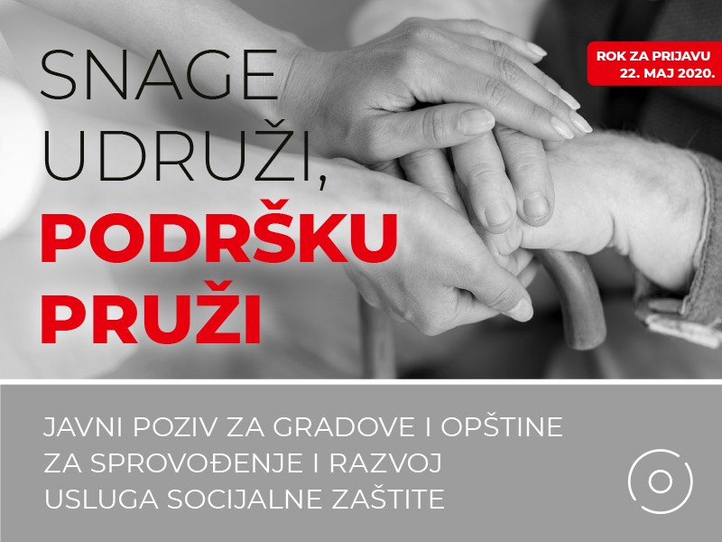 Javni poziv za razvoj usluga socijalne zaštite dodatno produžen do 22. maja