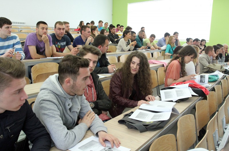 Albanian and Serbian students of the Subotica Faculty Bujanovac Department 